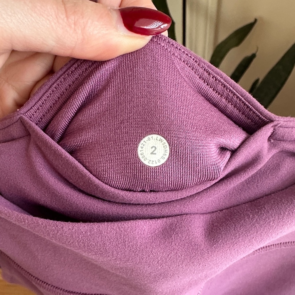 Lululemon Align High Rise Joggers Size 2 Plum Purple - Picture 10 of 10